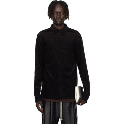 Rick Owens Black Concordians Work Shirt