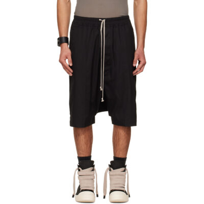 Rick Owens Black Temple Rick S Pods Shorts