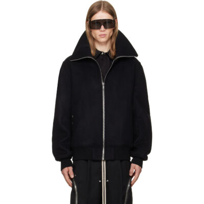 Rick Owens Black Tower Dracuflight Jacket