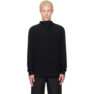 Rick Owens Black Tower Island Shirt