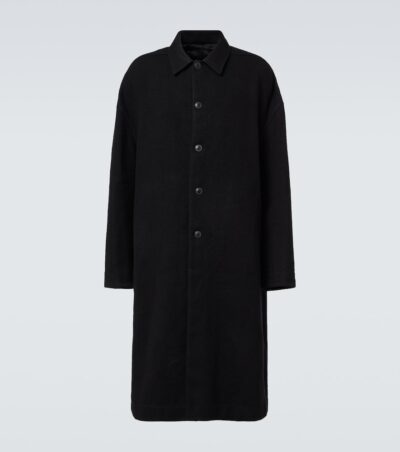 Rick Owens Brad virgin wool coat