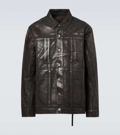 Rick Owens Coated denim jacket