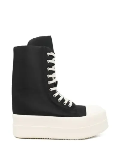 Rick Owens DRKSHDW lace-up platform trainers - Black