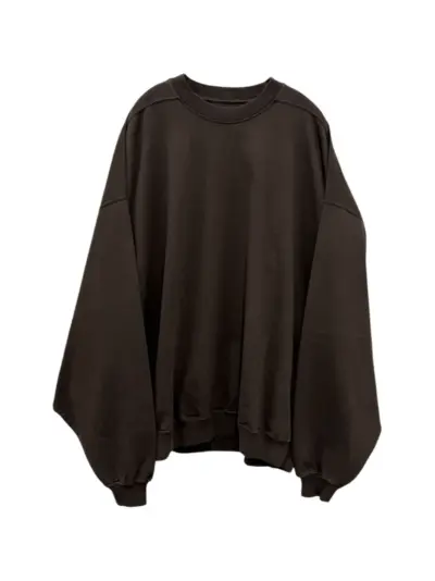 Rick Owens DRKSHDW oversized jersey sweater - Brown