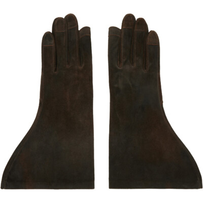 Rick Owens Indigo Concordians Gleam Gloves