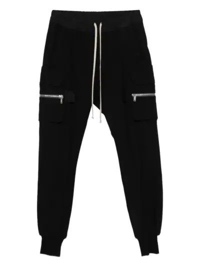 Rick Owens Matodon zip-pocket drawstring pants - Black