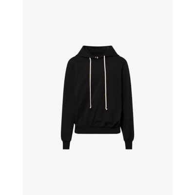 Rick Owens Mens Rick Owens Graphic-Print Oversized Cotton Hoody