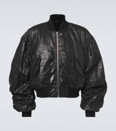 Rick Owens Secchia Flight leather bomber jacket