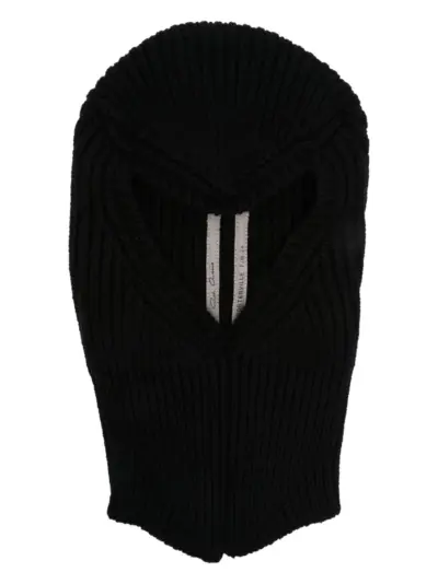 Rick Owens Skull balaclava - Black