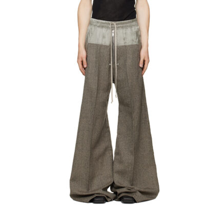 Rick Owens Taupe Tower Wide Bela Trousers