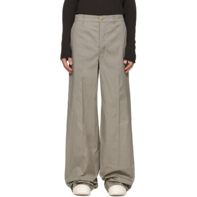 Rick Owens Taupe Tower Work Trousers