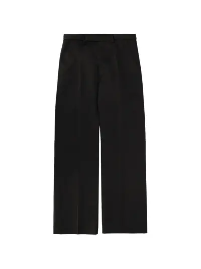 Rick Owens concealed-fastening trousers - Black