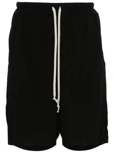Rick Owens drop-crotch shorts - Black