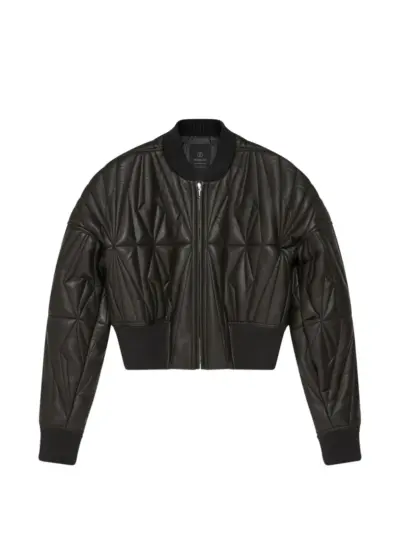 Rick Owens quilted leather jacket - Black