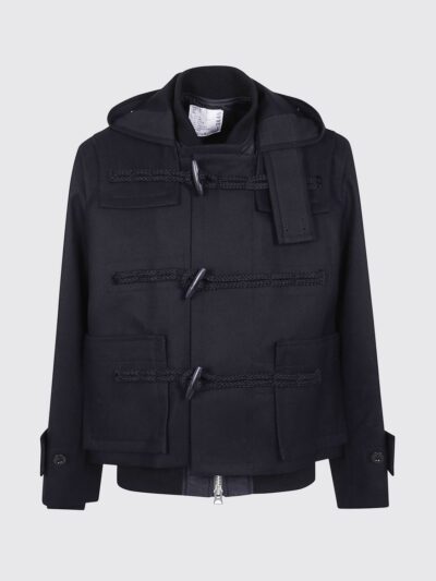 SACAI Coat Men color Black