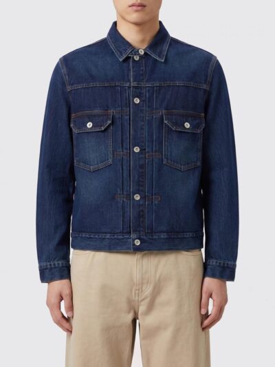 SACAI Jacket Men color Blue
