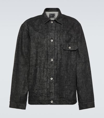 Sacai x BEYONDEXX denim blouson jacket