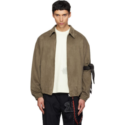 Song for the Mute Brown Slim Coach Jacket