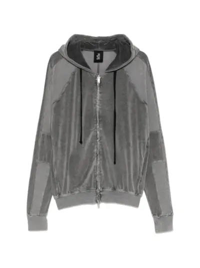 Thom Krom terry-cloth hoodie - Grey