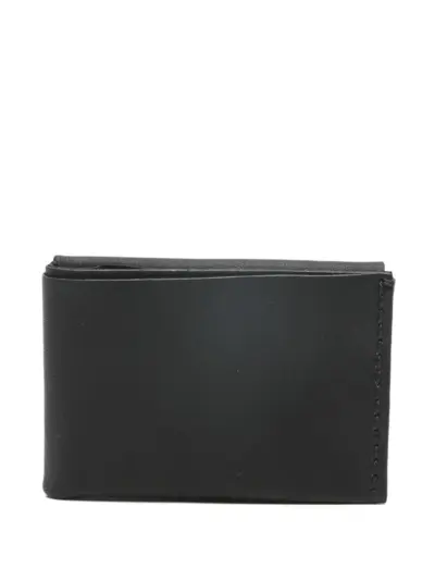 WERKSTATT:MÜNCHEN #5 hammered wallet cardholder - Black