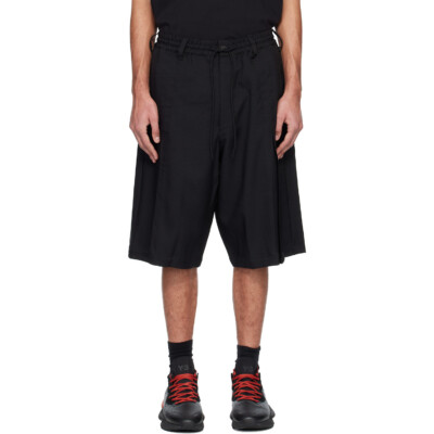 Y-3 Black M SU PLT Shorts