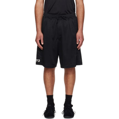 Y-3 Black Mesh Shorts