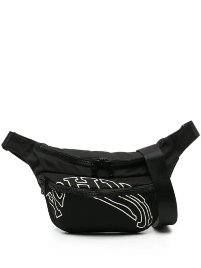 Y-3 logo-embroidered belt bag - Black
