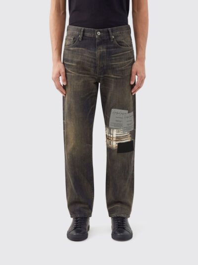 YOHJI YAMAMOTO Jeans Men color Black
