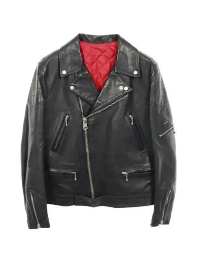 Yohji Yamamoto 2010s leather jacket - Black