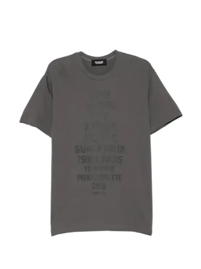 Yohji Yamamoto Invitation T-shirt - Grey