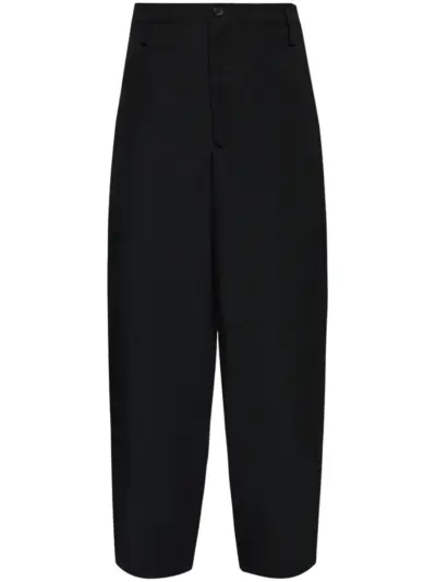 Yohji Yamamoto wool trousers - Black