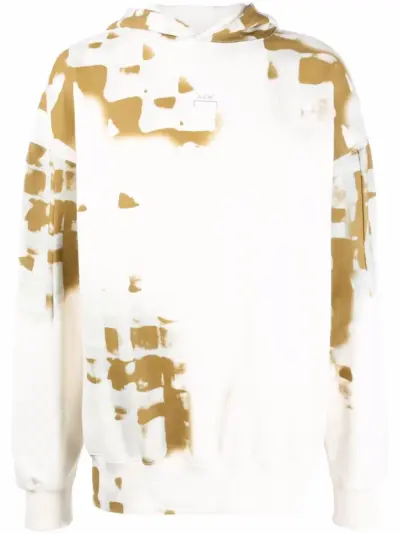 A-COLD-WALL* faded-print hoodie - White