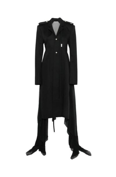 Ann Demeulemeester Asymmetrical coat