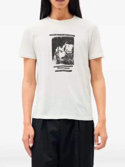 Ann Demeulemeester Baptist graphic-print T-shirt - White