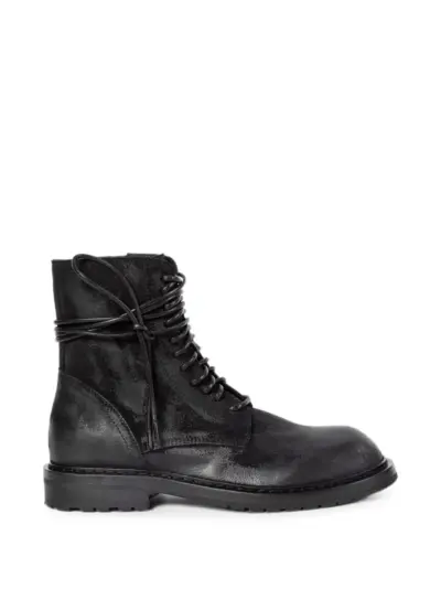 Ann Demeulemeester Danny lace-up ankle boots - Black