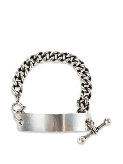 Ann Demeulemeester Doa chain detail bracelet - Silver