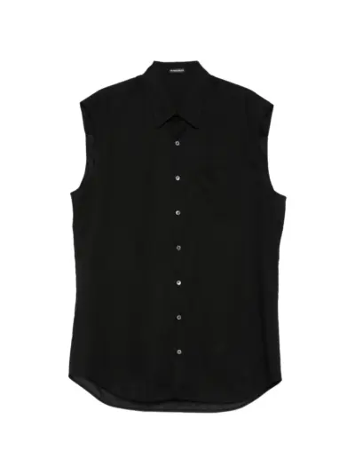 Ann Demeulemeester Dorian sleeveless shirt - Black