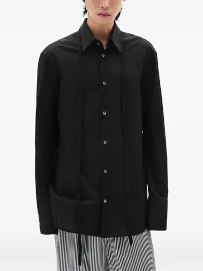 Ann Demeulemeester Elgar buttoned shirt - Black