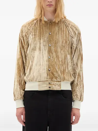 Ann Demeulemeester Esko slim-fit bomber jacket - Neutrals