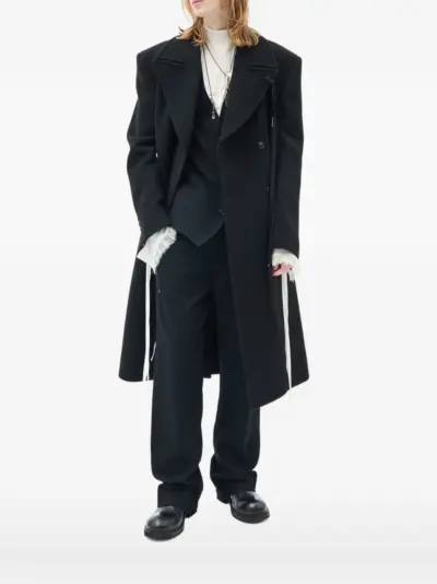 Ann Demeulemeester Jake double-breasted coat - Black