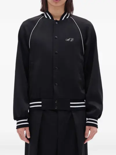 Ann Demeulemeester Lovers Forever raglan-sleeve bomber jacket - Black