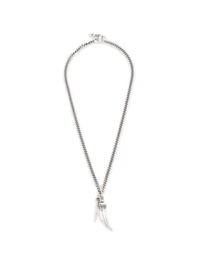 Ann Demeulemeester Mikke charm necklace - Silver