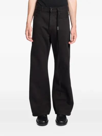 Ann Demeulemeester Modest five-pocket flared jeans - Black