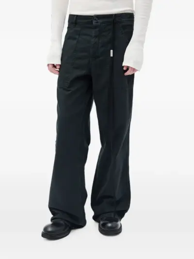 Ann Demeulemeester Monder drawstring trousers - Black