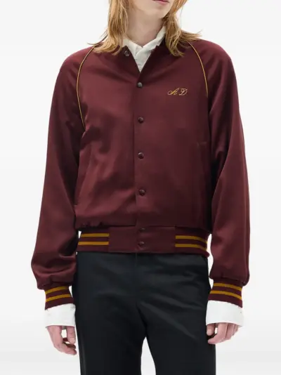 Ann Demeulemeester embroidered bomber jacket