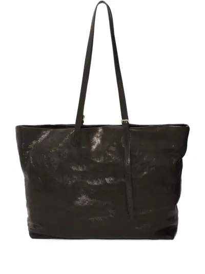 Ann Demeulemeester leather tote bag - Black