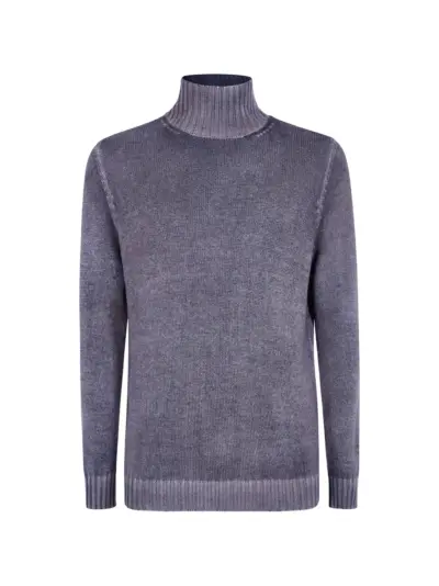 Avant Toi ribbed-knit roll-neck sweater - Grey