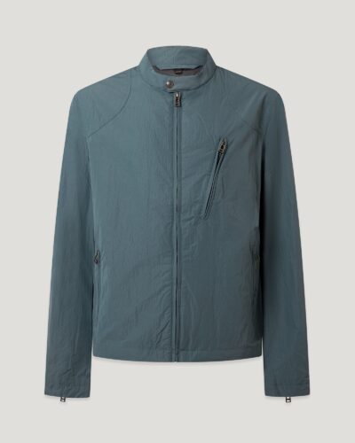 Belstaff Men's Chase Jacket Alpha Nylon Petrol Size 2xl