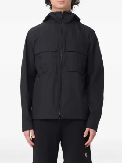 Belstaff hooded pocket-detail jacket - Black