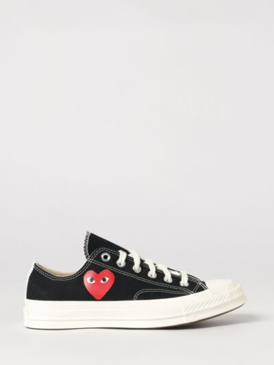 COMME DES GARÇONS PLAY X CONVERSE Sneakers Men color Black